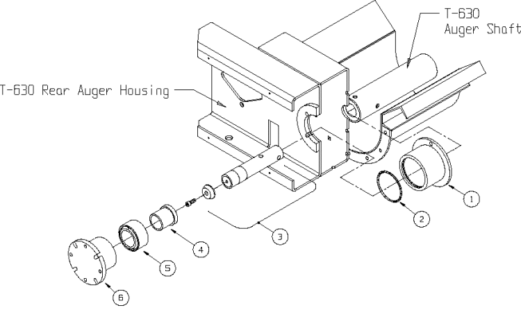 rear auger assy